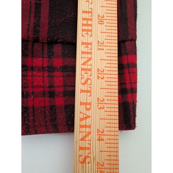 Vintage 70s Sears FieldMaster Plaid Shirt Mens Size Large Red Quilted Lining - Picture 10 of 13